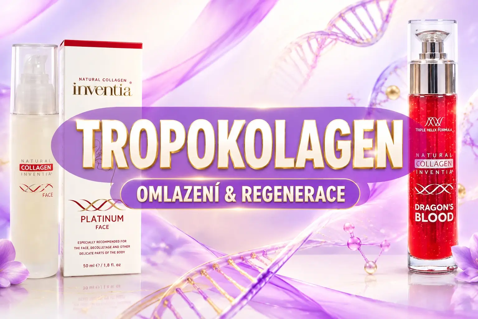 Živý kolagen Inventia – tropokolagen pro pevnou pokožku