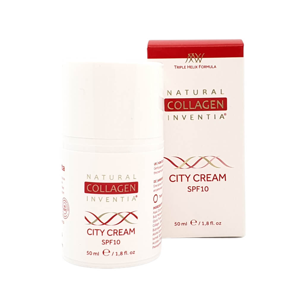 KRÉM DENNÍ ochranný CITY krém SPF 10 od Inventia 50 ml - chrání před vnějšími vlivy městského prostředí