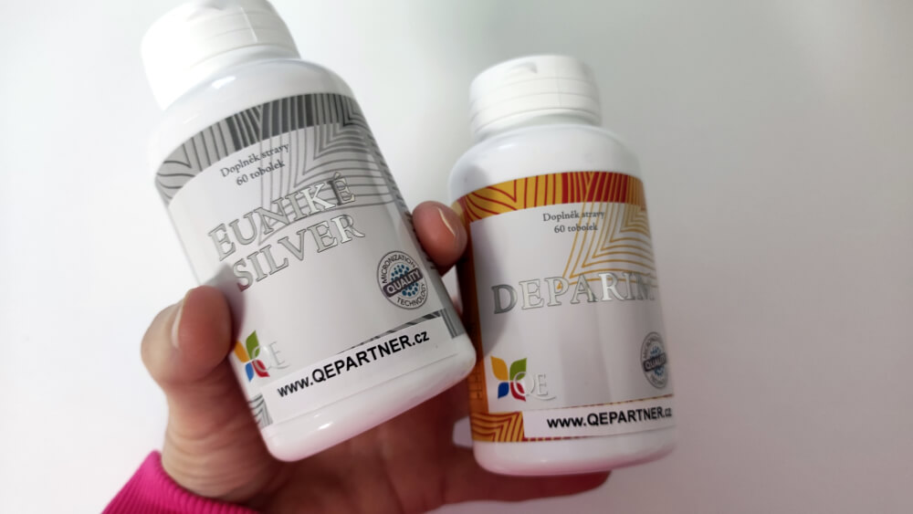 DETOX střev, plic, jater a ledvin - biologicky aktivní Euniké Silver 60 tbl + Deparim 60 tbl
