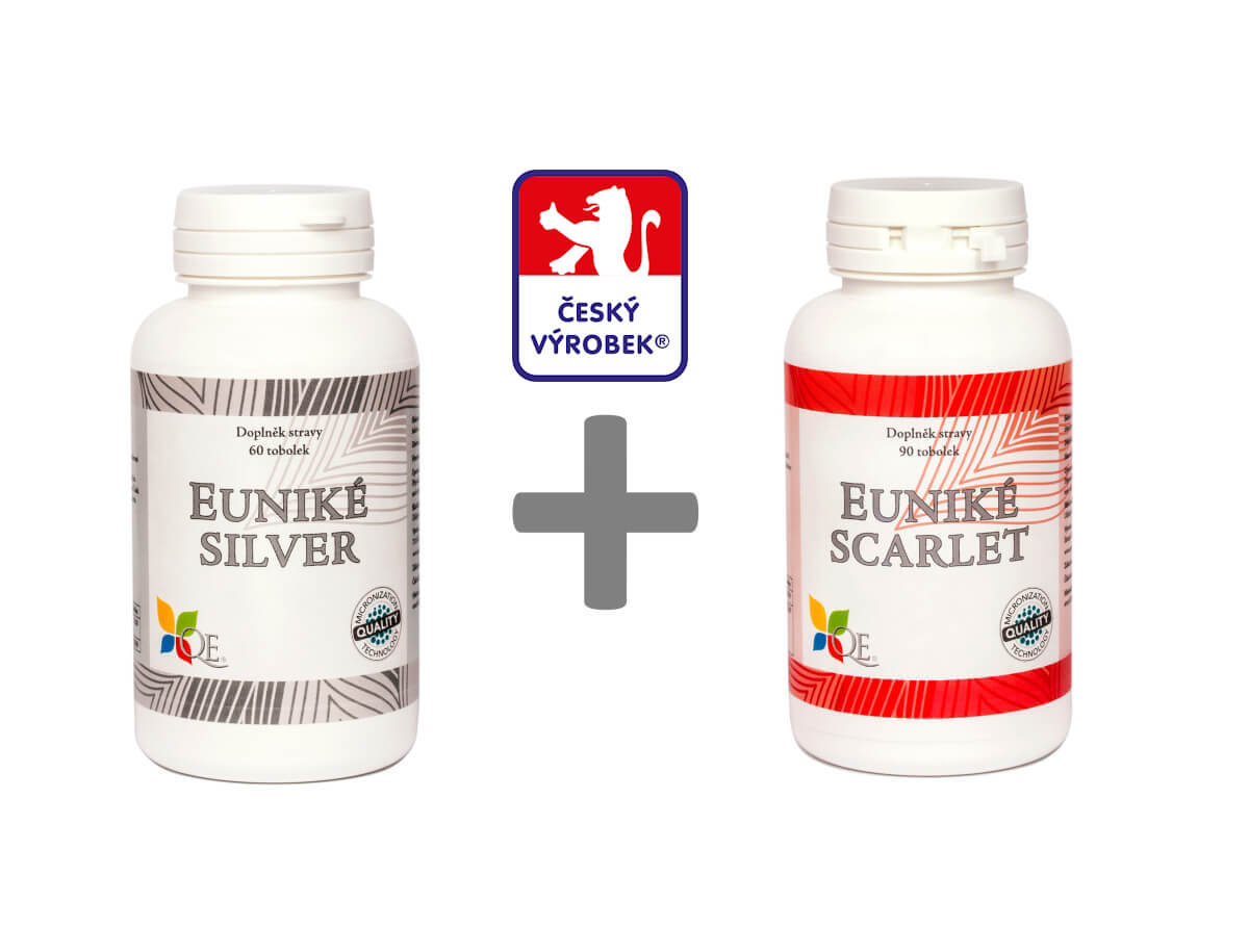 REGENERACE POHYBOVÉ SOUSTAVY - Startovací sada Euniké Silver 60 tbl + Scarlet 90 tbl