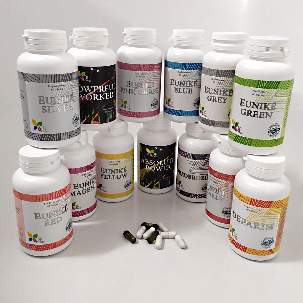 České doplňky stravy – Dezintegrovaná chlorella Queen Euniké