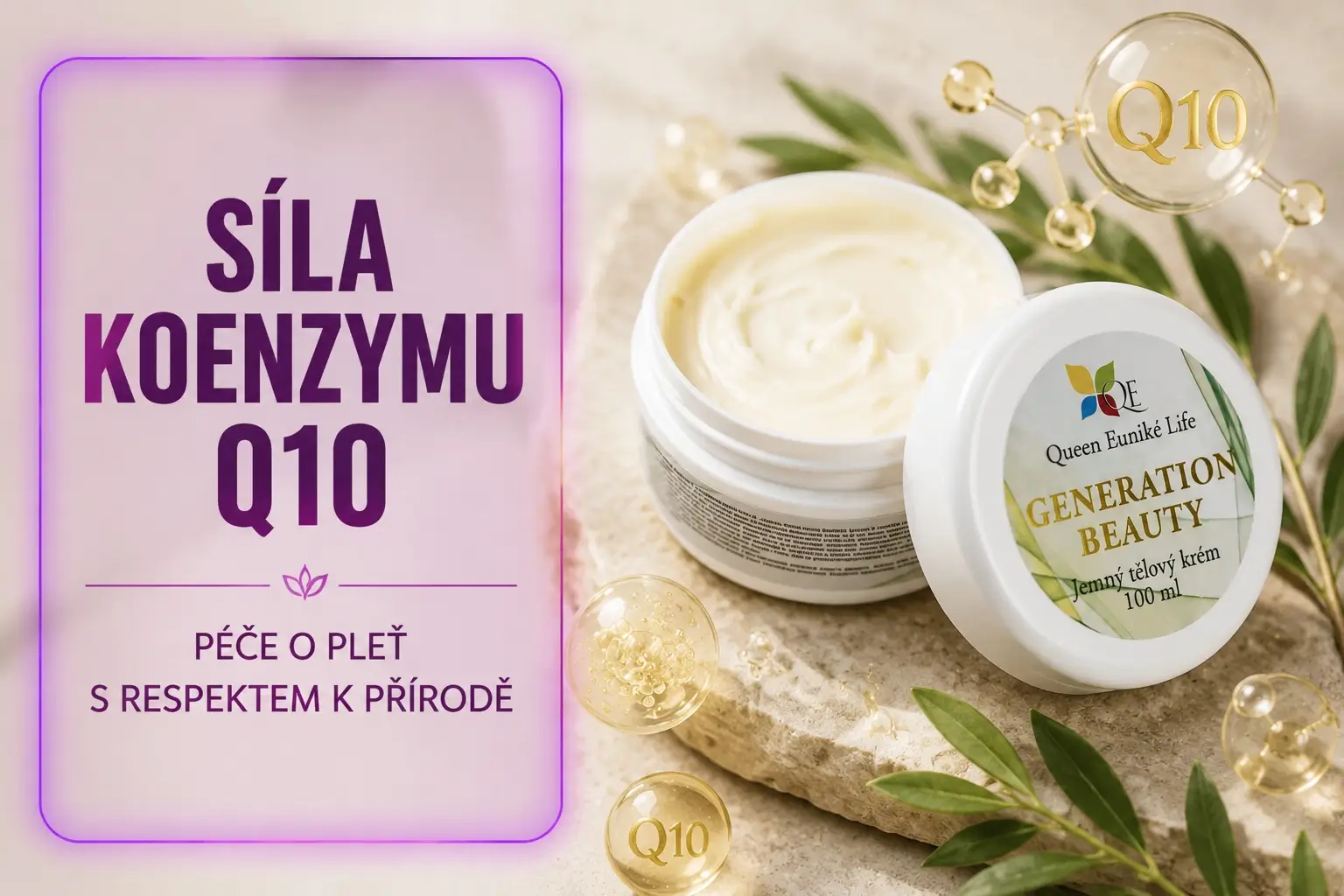 Koenzym Q10: Energie, kterou vaše pleť vyžaduje