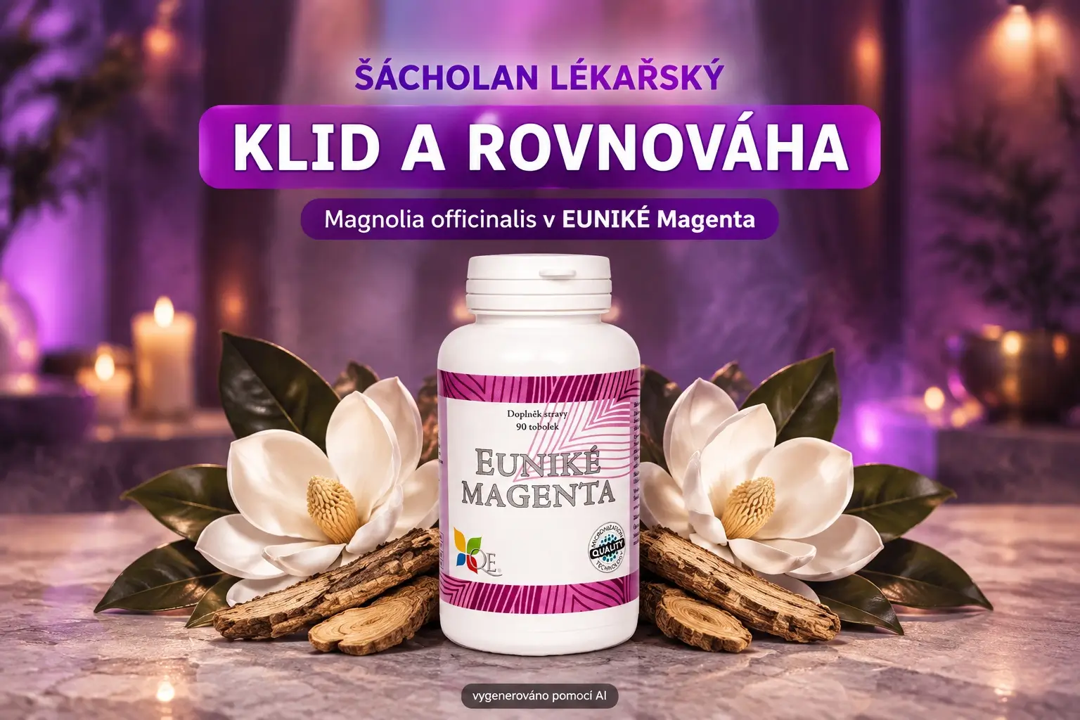 Šácholan lékařský a vnitřní rovnováha v EUNIKÉ Magenta