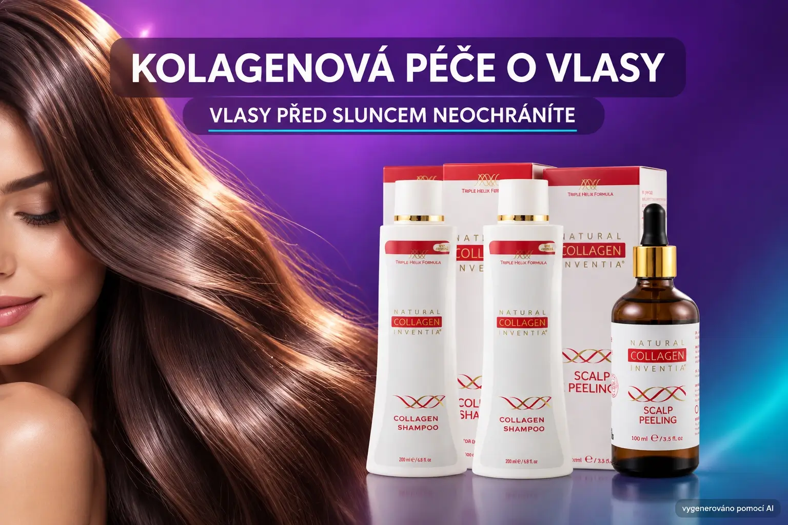 Kolagenová péče o vlasy – proč ji potřebují i vaše vlasy