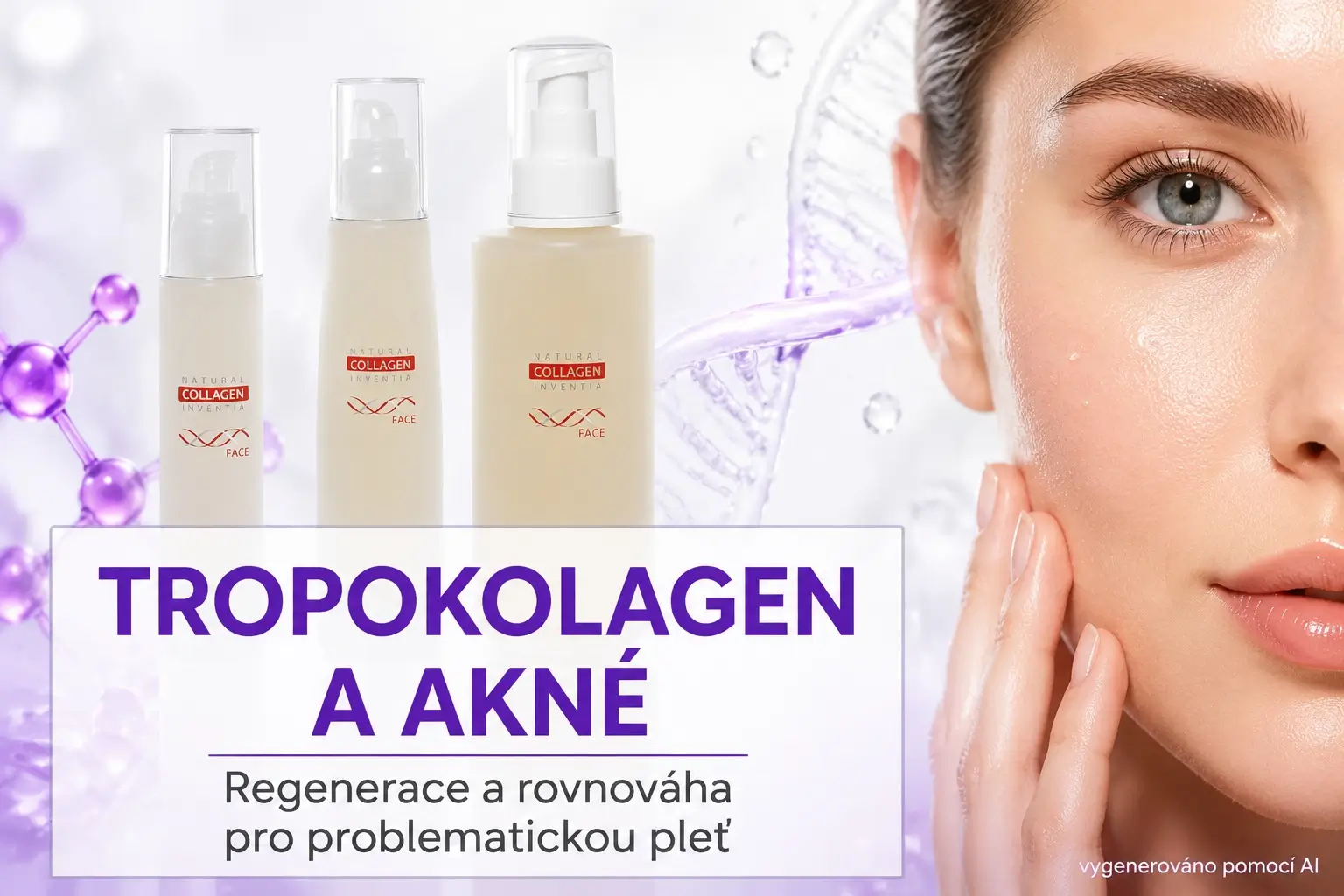 Tropokolagen Inventia a akné: Spojení, které překvapí