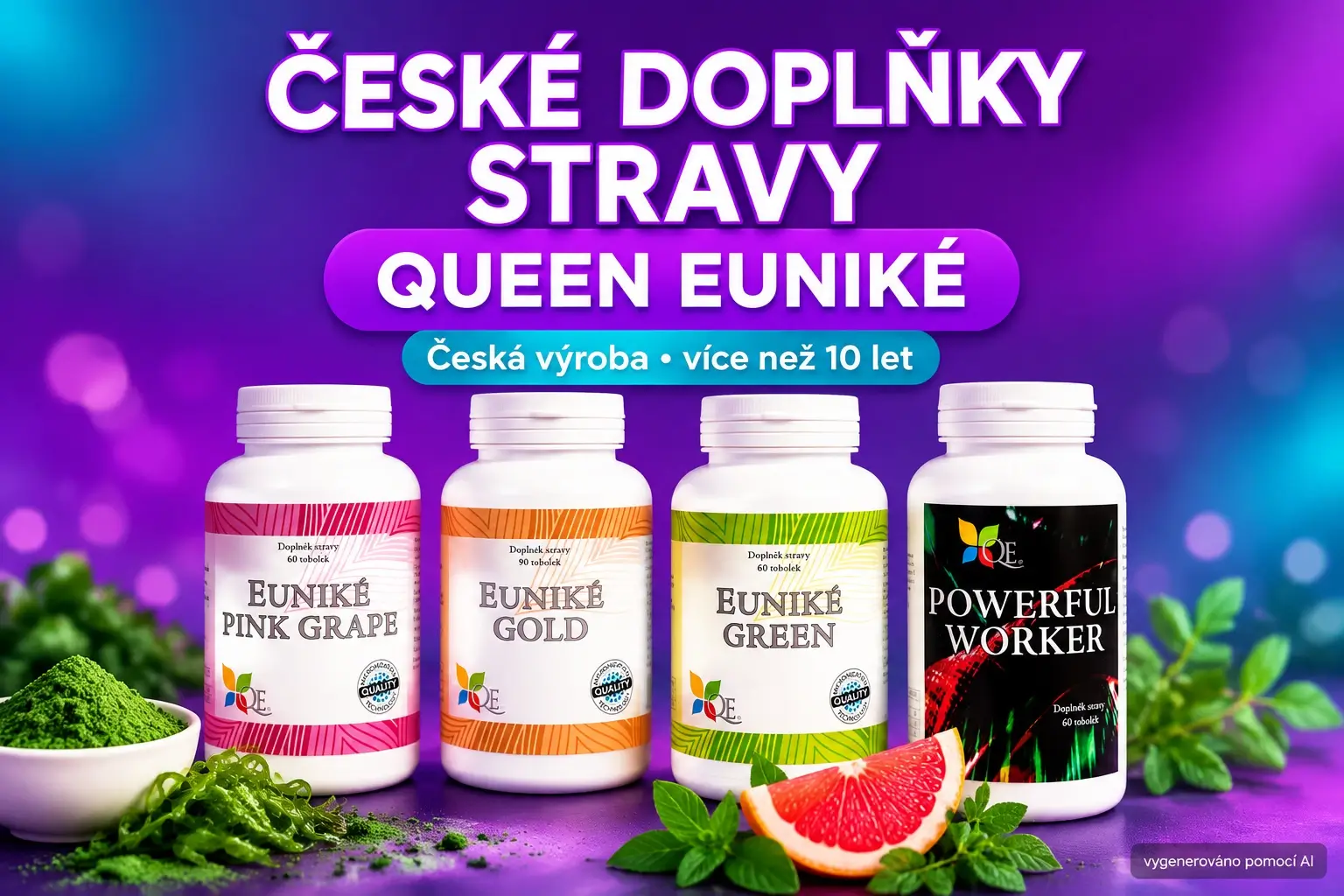 Quen Euniké: české doplňky stravy s více než desetiletou tradicí