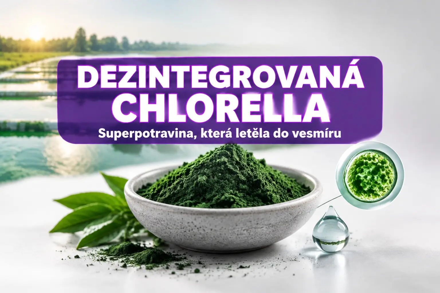 Dezintegrovaná chlorella