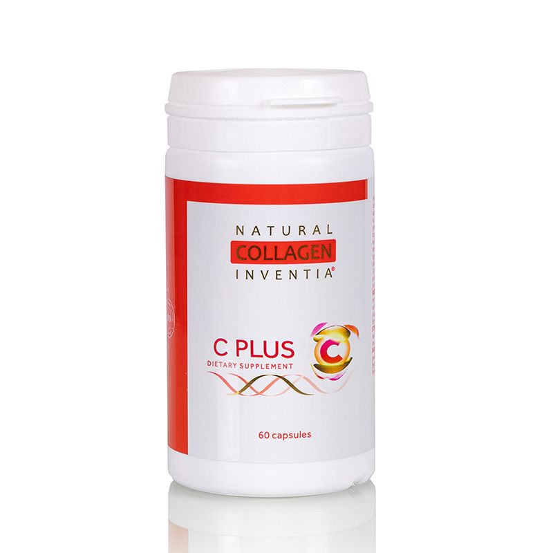 VITAMIN C PLUS přírodní levotočivý Inventia 60 kapslí (šípková růže, Goji - Kustovnice, Momordika)