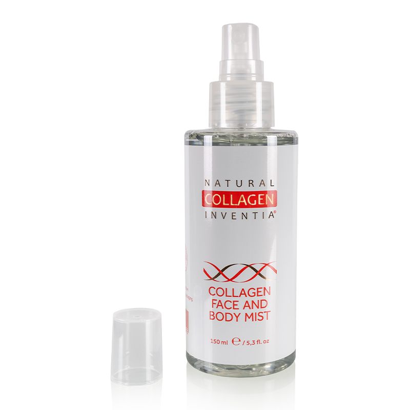 SPREJ na OBLIČEJ a TĚLO s živým kolagenem a kyselinou hyaluronovou Inventia 150 ml nazývaný Živá voda