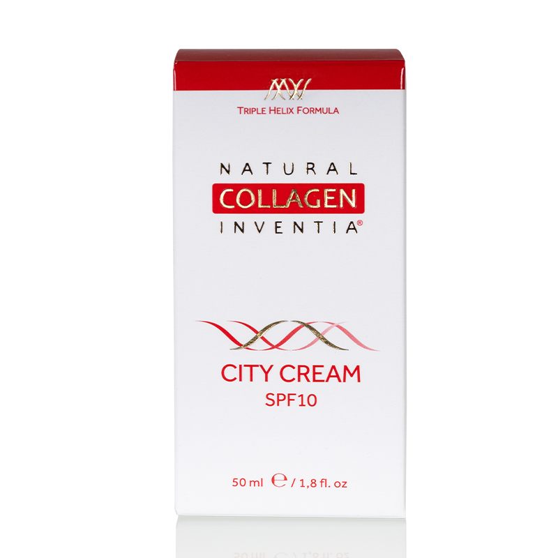 KRÉM DENNÍ ochranný CITY krém SPF 10 od Inventia 50 ml - chrání před vnějšími vlivy městského prostředí
