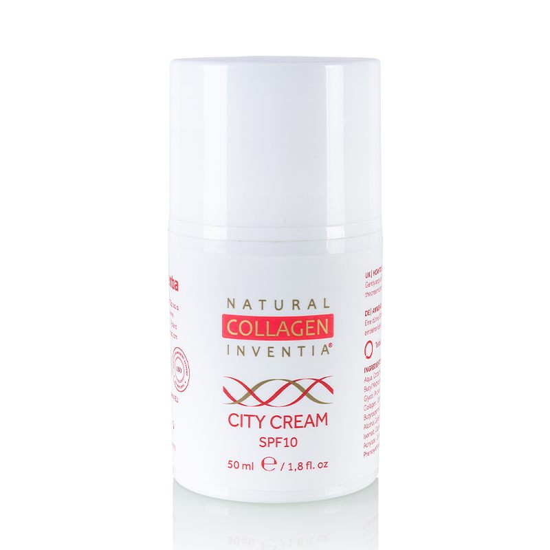 KRÉM DENNÍ ochranný CITY krém SPF 10 od Inventia 50 ml - chrání před vnějšími vlivy městského prostředí