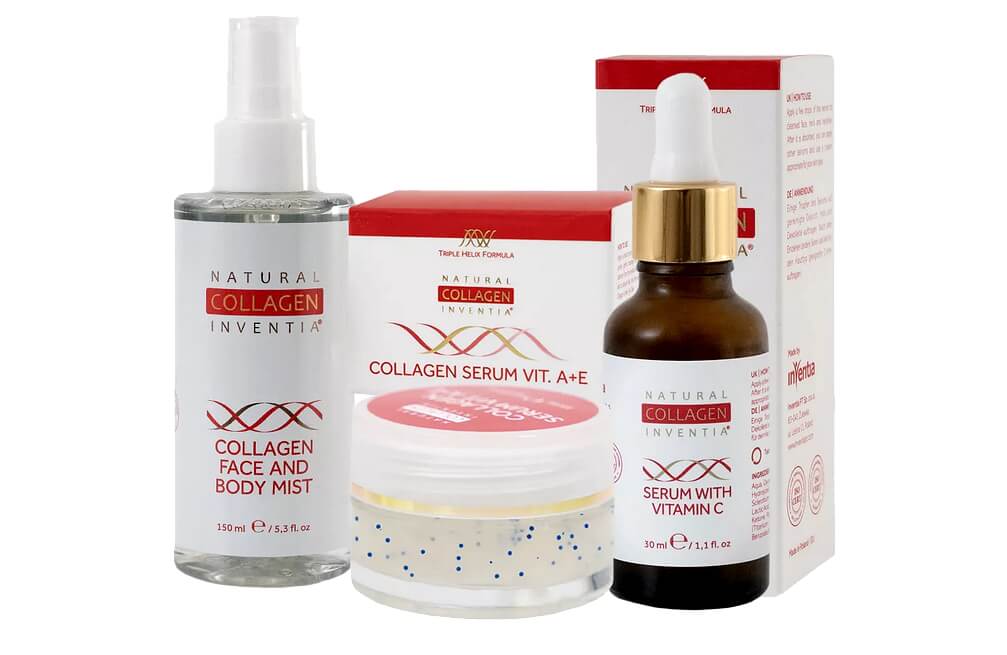 KOSMETICKÁ SADA s živým kolagenem pro OMLAZENÍ a ROZJASNĚNÍ pleti