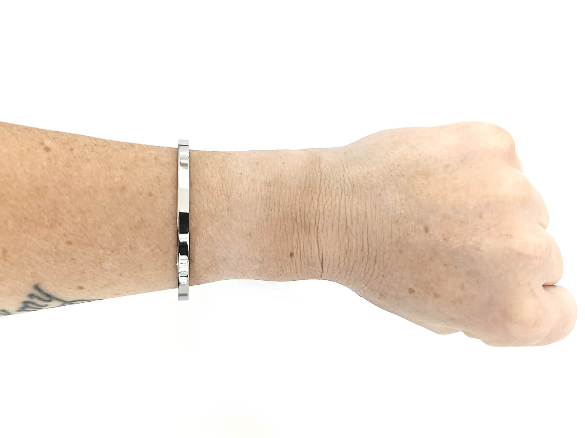 Náramek z chirurgické oceli KRUH N33 + krabička