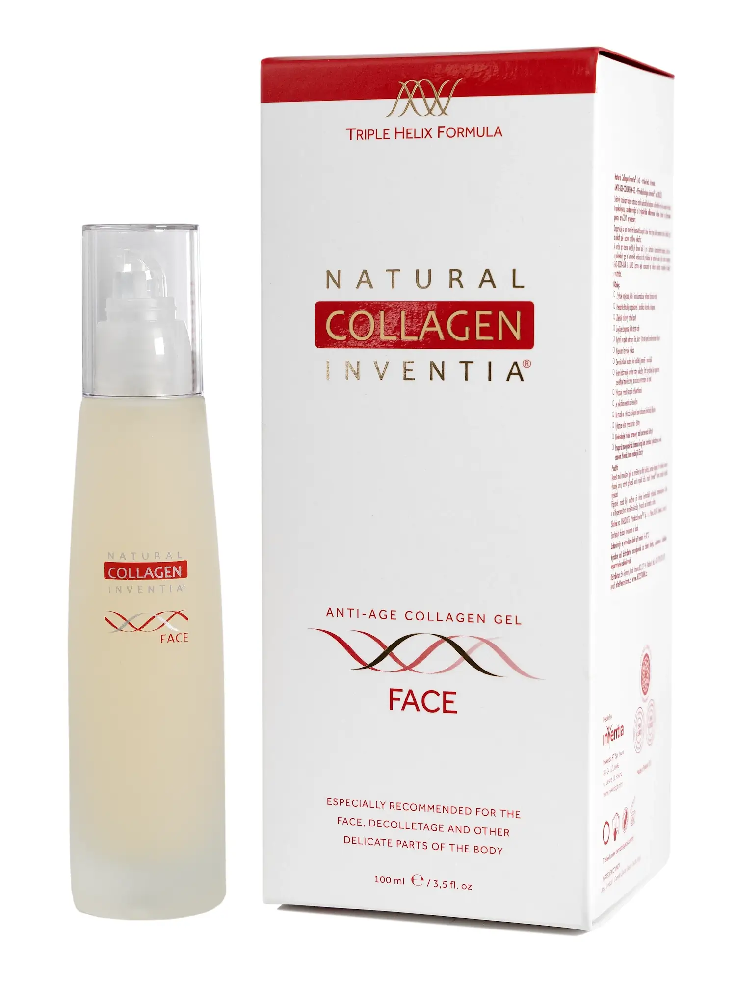 ŽIVÝ KOLAGEN na obličej Inventia FACE | 100 ml