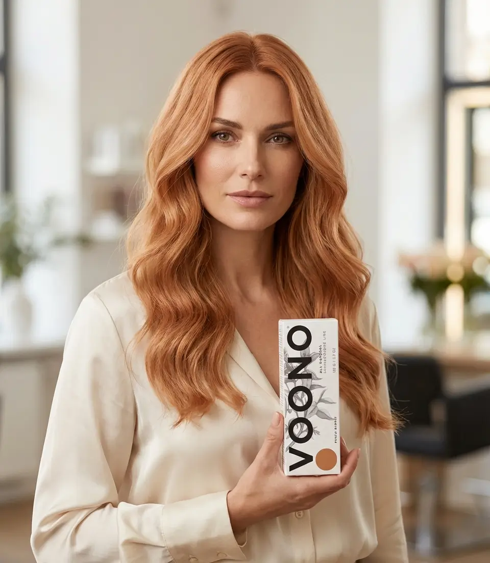 BARVA NA VLASY přírodní henna PEACH BLONDE Voono - broskvová blond | 100 g