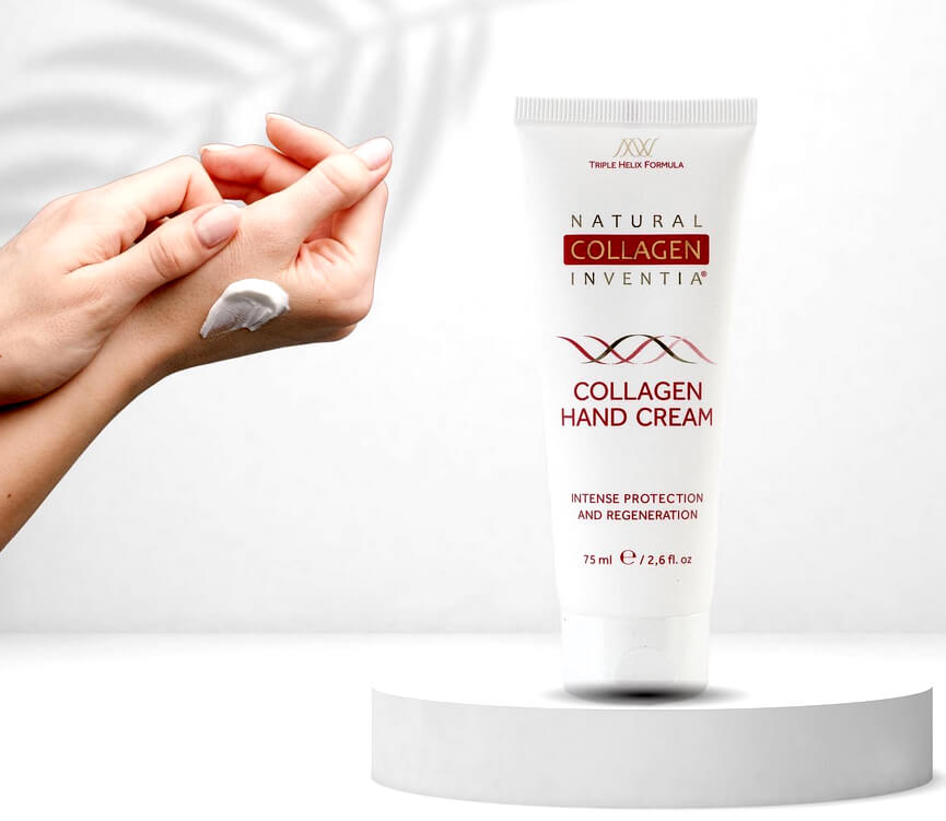 KRÉM na RUCE suché a poškozené s živým kolagenem a hypoalergenním lanolinem Inventia Hand Cream 75 ml (1 balení)