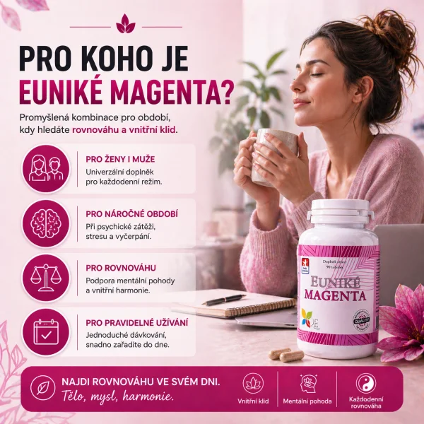 EUNIKÉ MAGENTA - přírodní antidepresivum z magnólie 90 tobolek