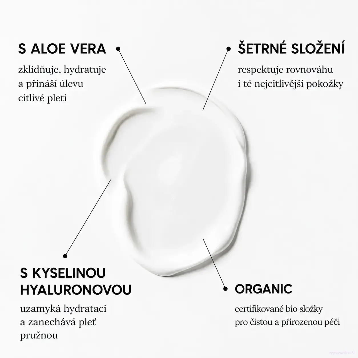 KRÉM s kyselinou HYALURONOVOU | hydratační | přírodní | Voono | 50 ml