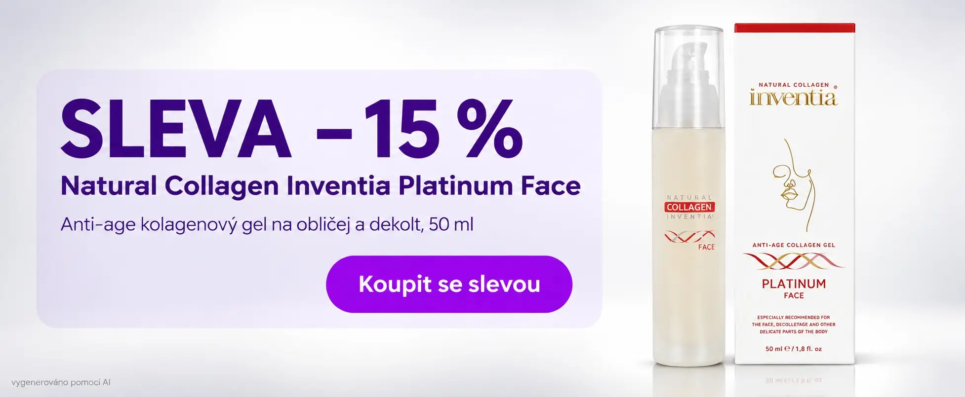 Platinum Face 50ml sleva 15%