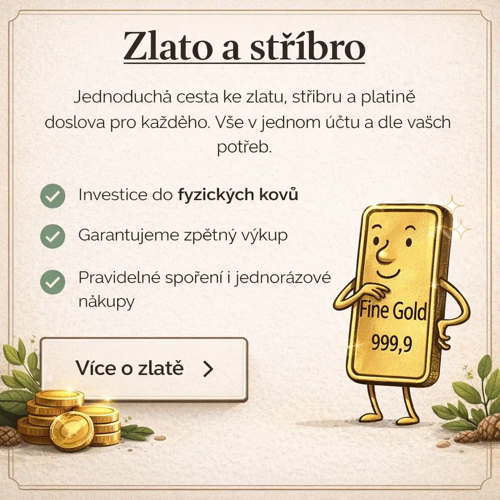 Investiční zlato a stříbro | spoření ve zlatě a stříbře